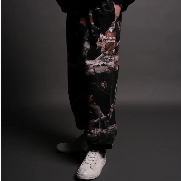 DARC SPORT WOLVES LOUNGER SWEAT PANTS IN DARC WOODLAND CAMO - Picture 10 of 11